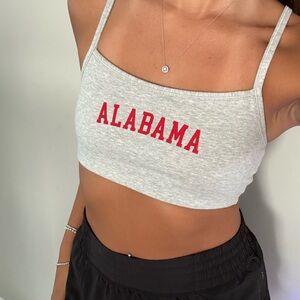 Alabama cropped tank